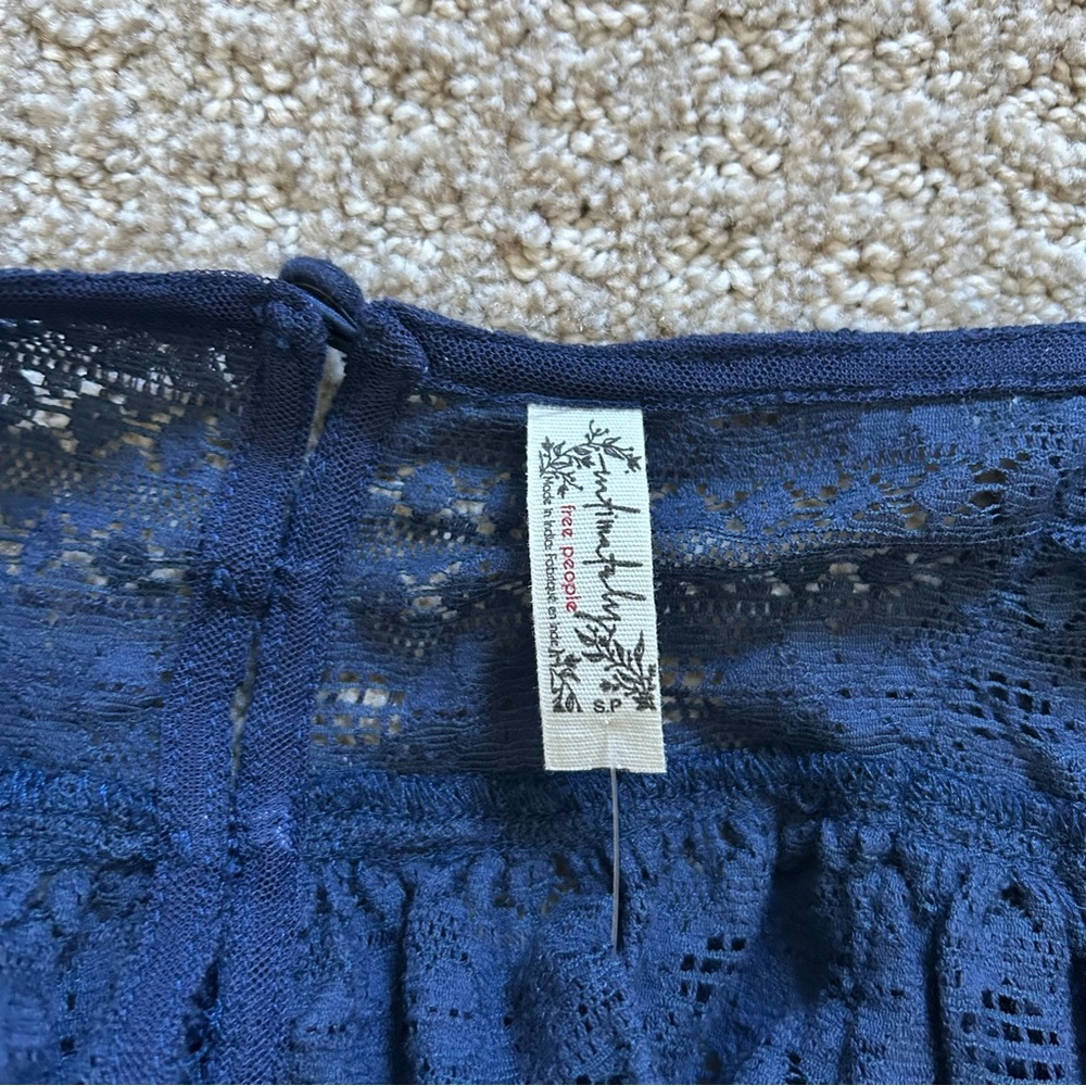 NWT Free People Ella Ruffle Cami Top Size Small - Picture 7 of 12